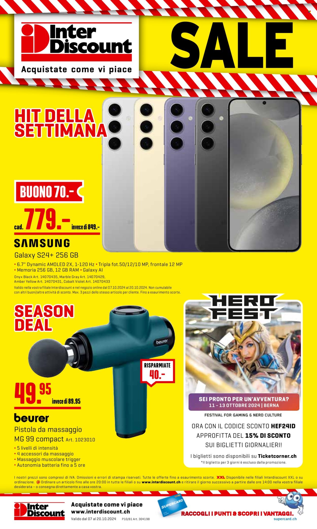 Volantino Interdiscount - 7.10.2024 - 20.10.2024. Pagina 24