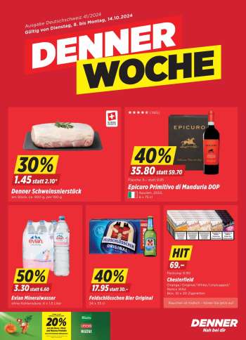 Prospekte Denner - 8.10.2024 - 14.10.2024.