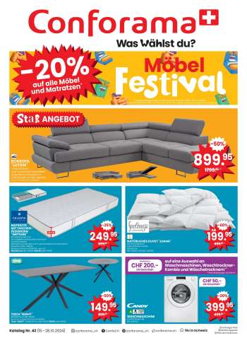 Catalogue Conforama - 15.10.2024 - 28.10.2024.