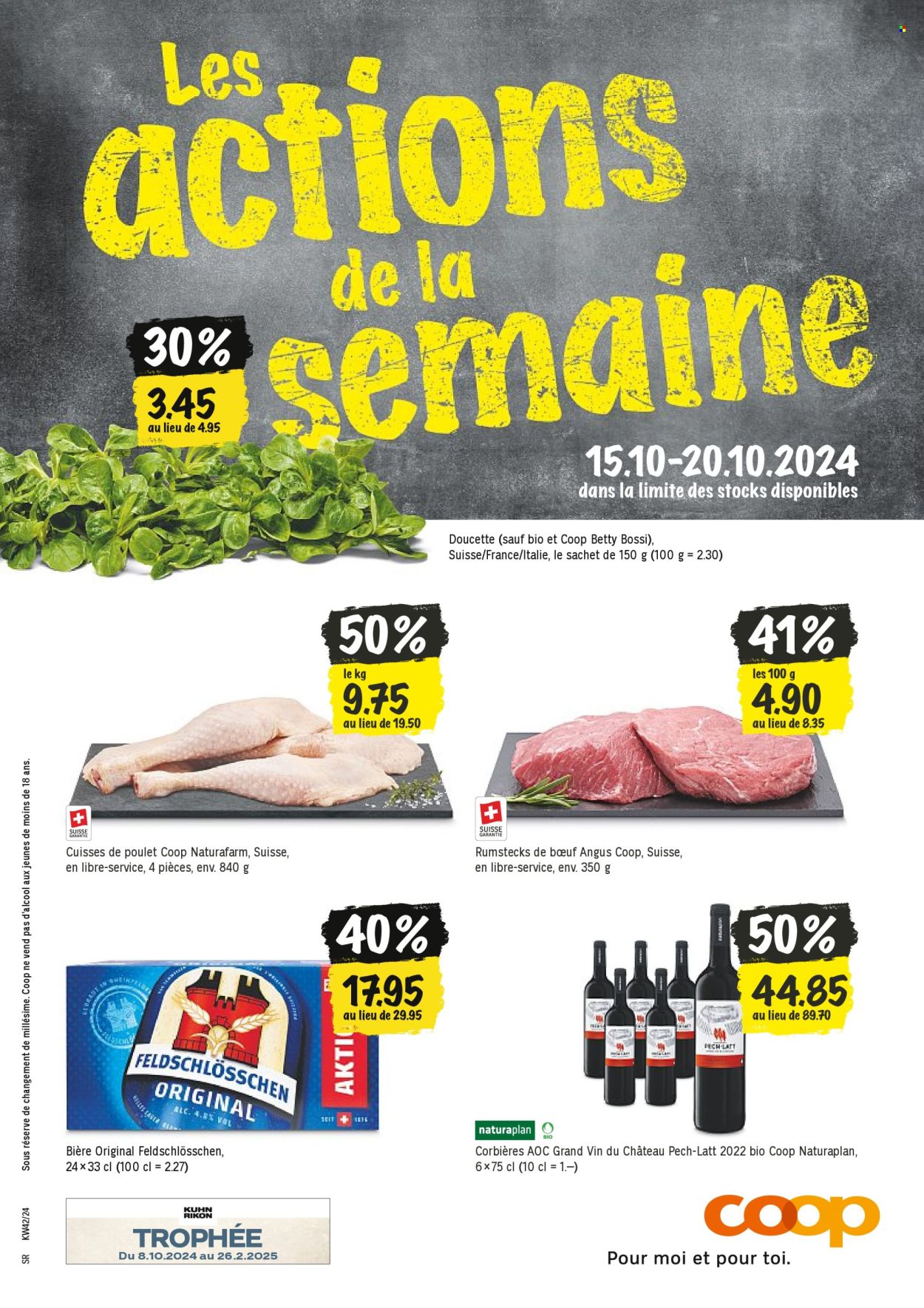 Prospekt Coop - 15.10.2024 - 20.10.2024. Seite 1
