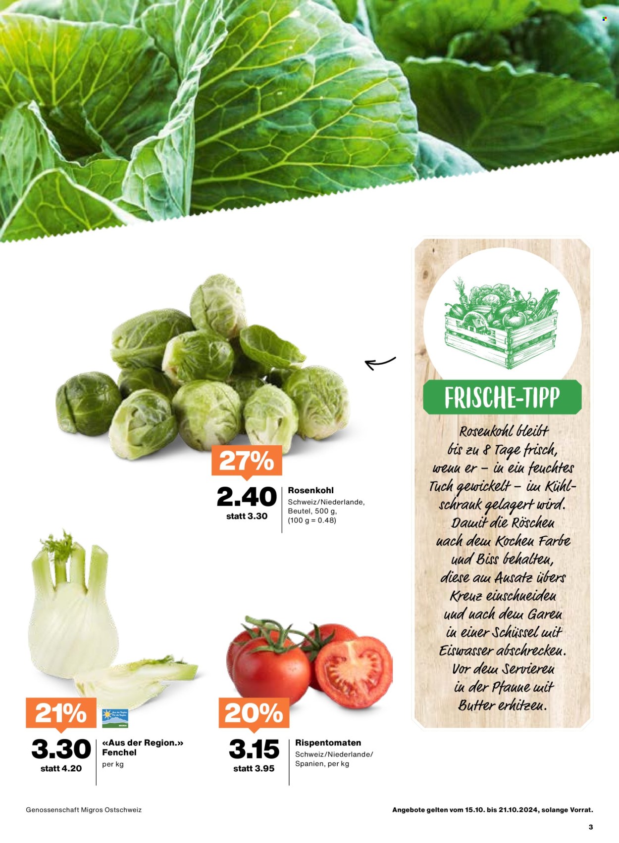 Volantino Migros - 15.10.2024 - 21.10.2024. Pagina 3