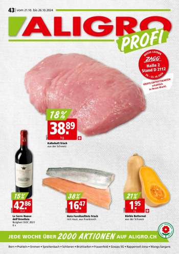 Prospekte ALIGRO - 21.10.2024 - 26.10.2024.