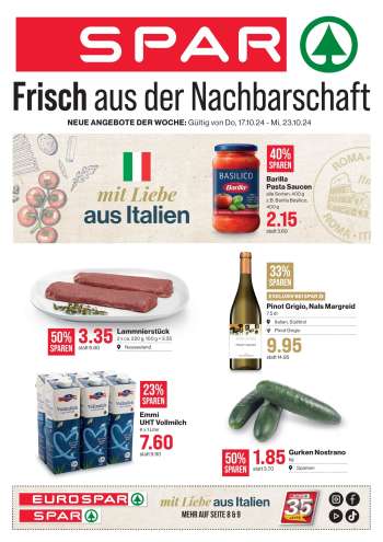 Prospekte SPAR - 17.10.2024 - 23.10.2024.