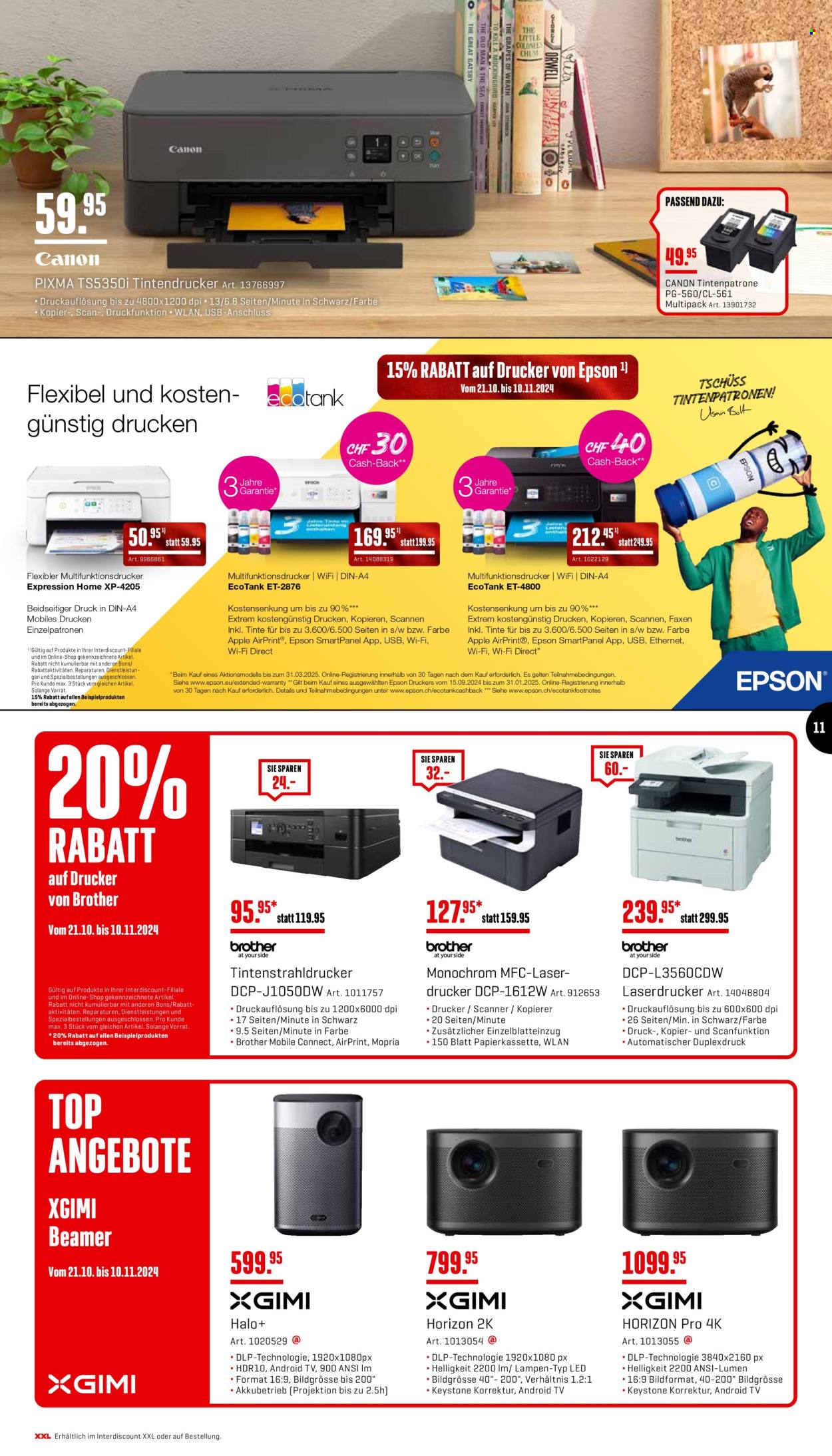 Catalogue Interdiscount - 21.10.2024 - 10.11.2024. Page 11