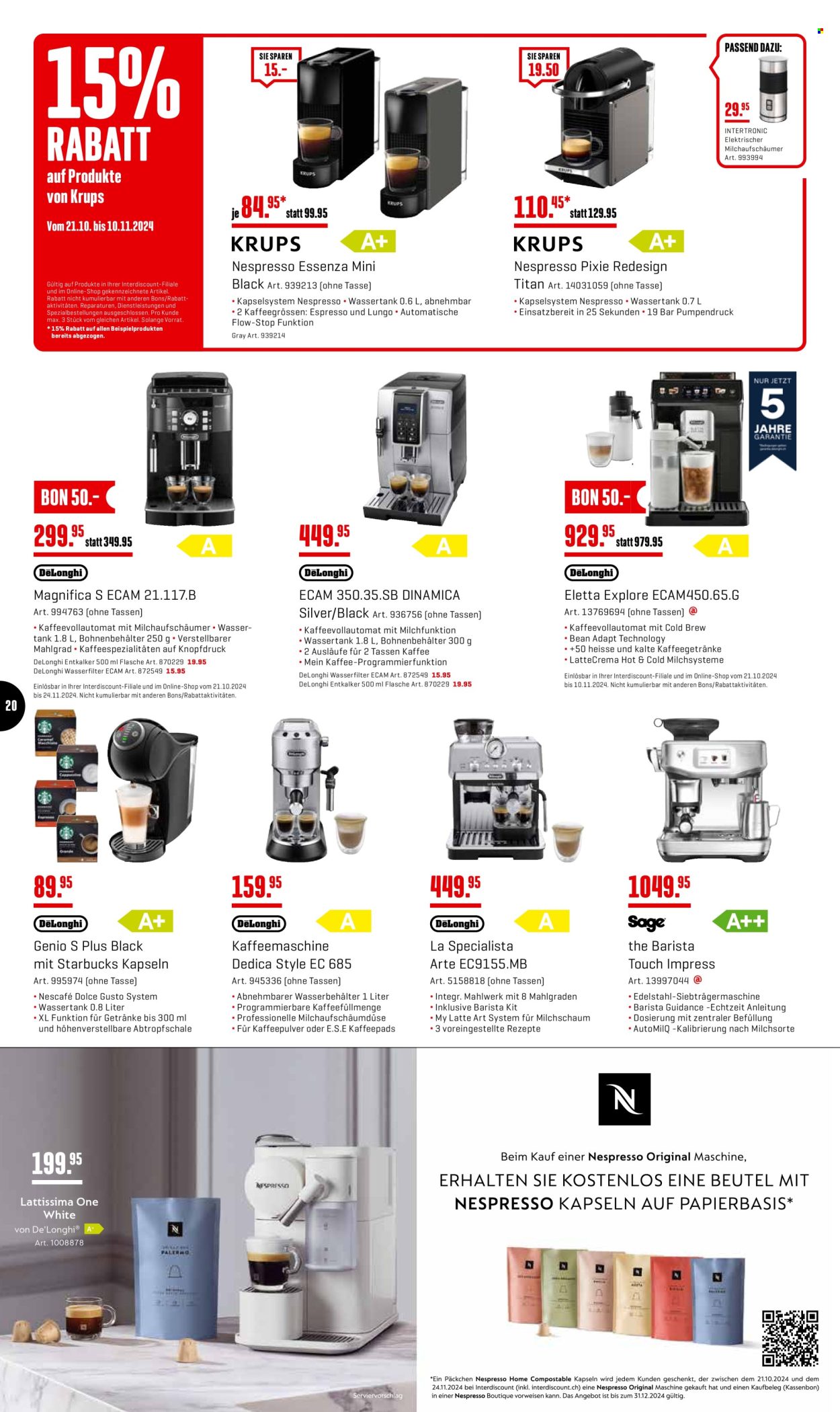 Catalogue Interdiscount - 21.10.2024 - 10.11.2024. Page 20
