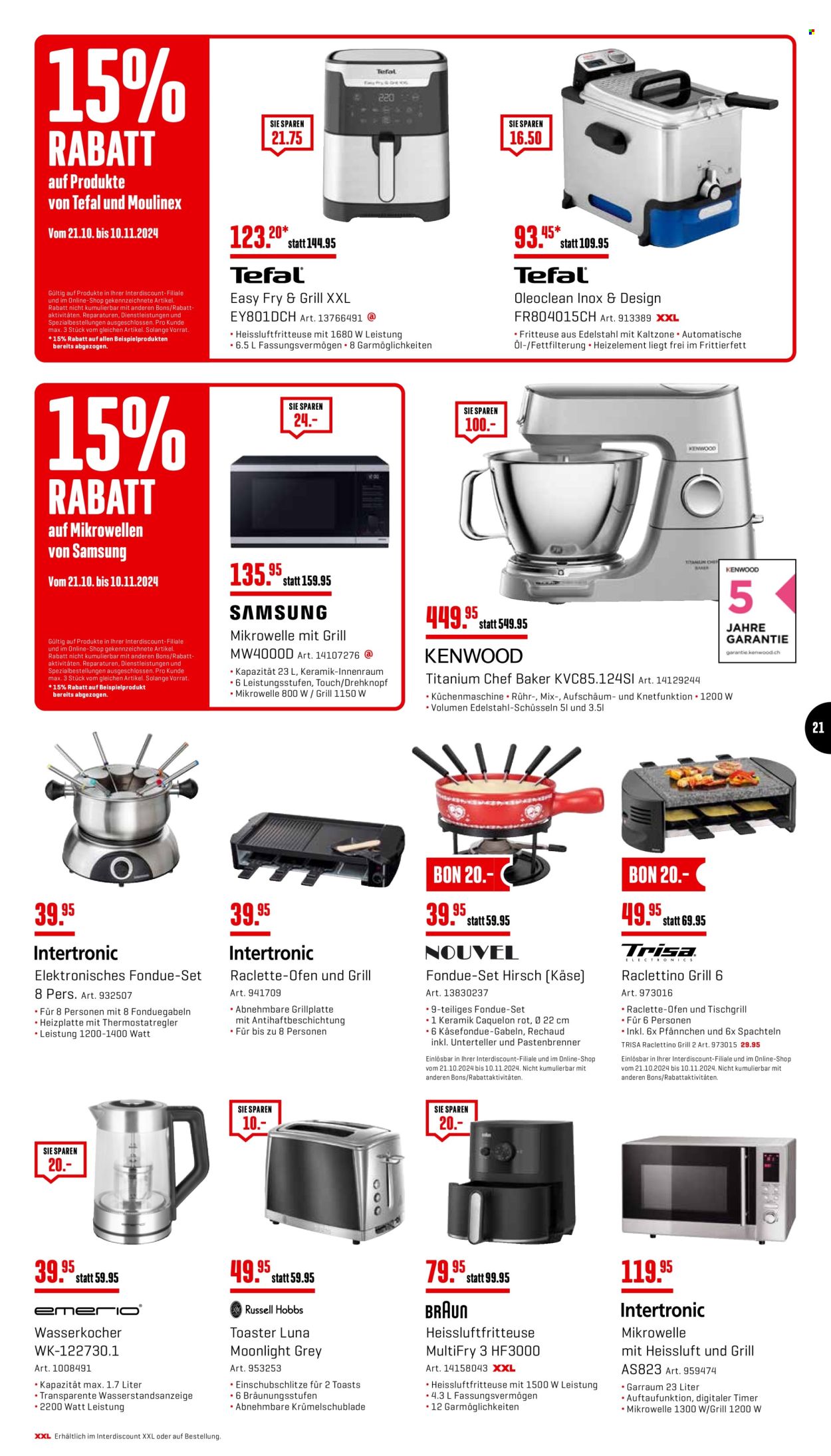 Catalogue Interdiscount - 21.10.2024 - 10.11.2024. Page 21