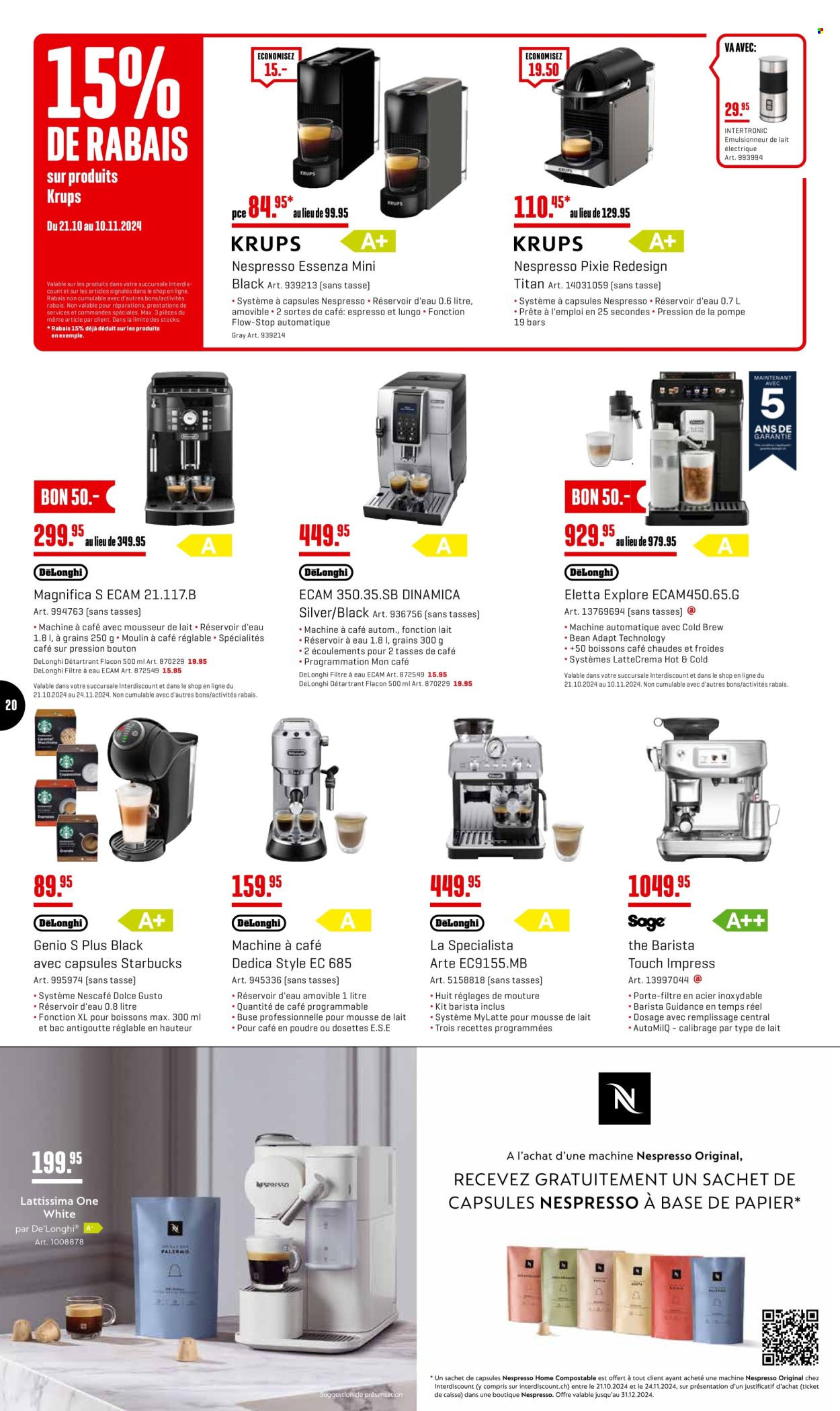 Volantino Interdiscount - 21.10.2024 - 10.11.2024. Pagina 20
