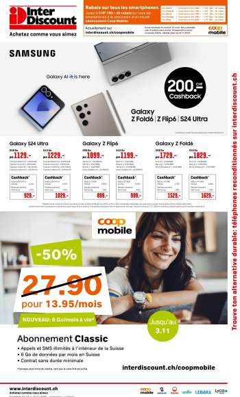 Volantino Interdiscount - 21.10.2024 - 10.11.2024.