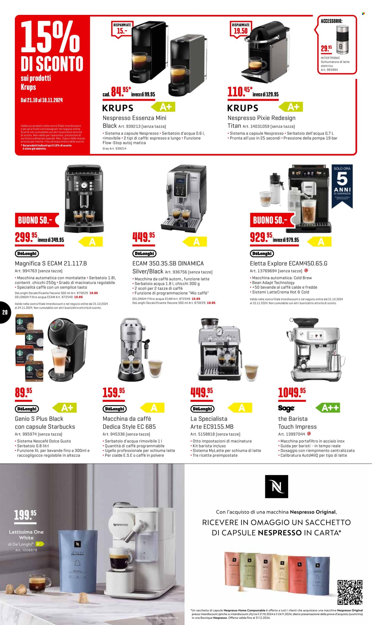 Volantino Interdiscount - 21.10.2024 - 10.11.2024. Pagina 20