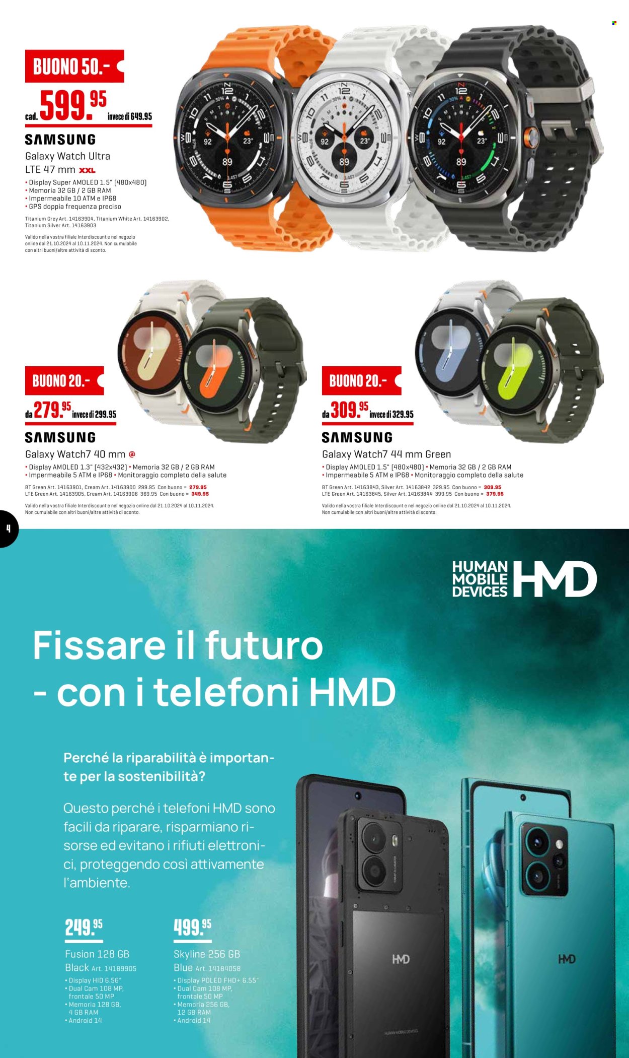 Volantino Interdiscount - 21.10.2024 - 10.11.2024. Pagina 4