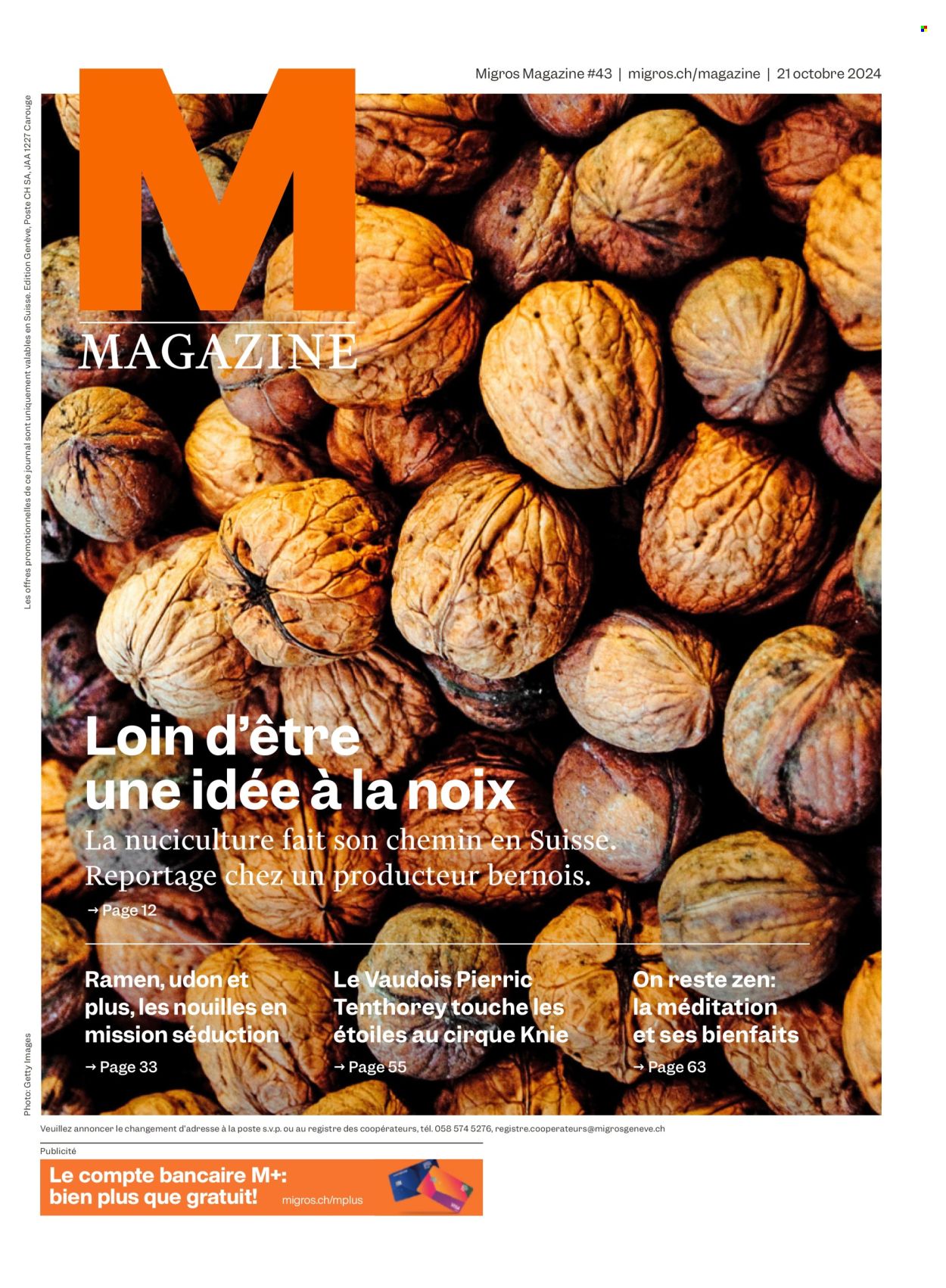 Volantino Migros - 21.10.2024 - 27.10.2024. Pagina 1