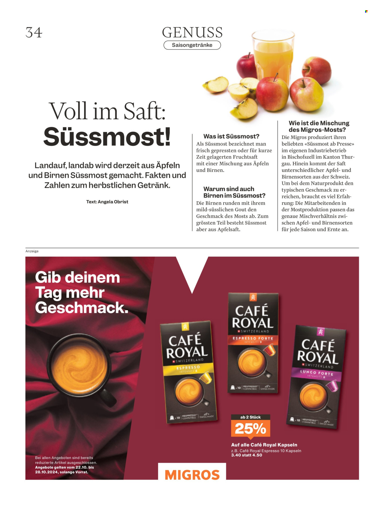 Volantino Migros - 21.10.2024 - 27.10.2024. Pagina 34