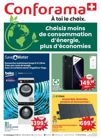Catalogue Conforama - 22.10.2024 - 28.10.2024.
