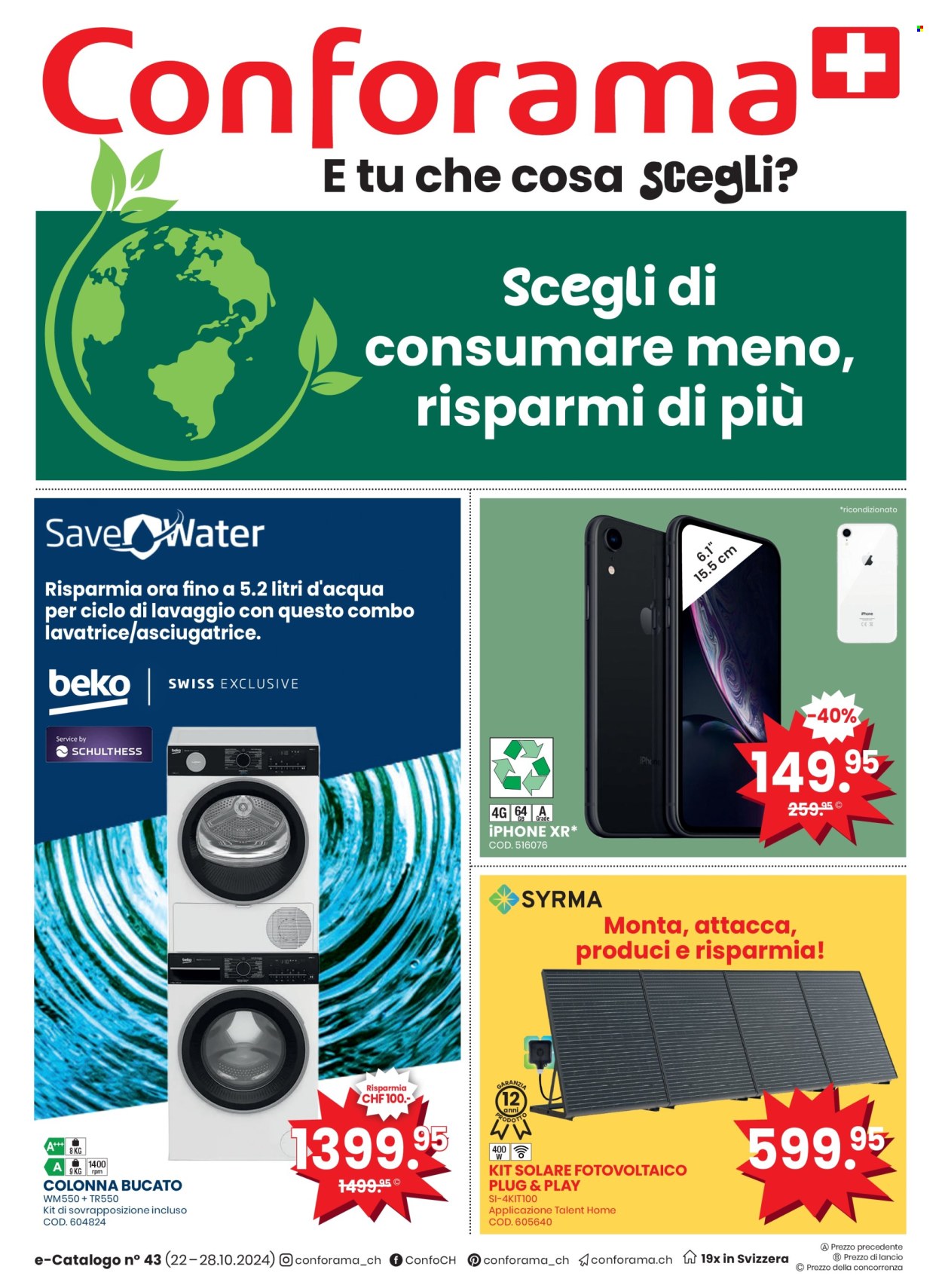 Prospekt Conforama - 22.10.2024 - 28.10.2024. Seite 1