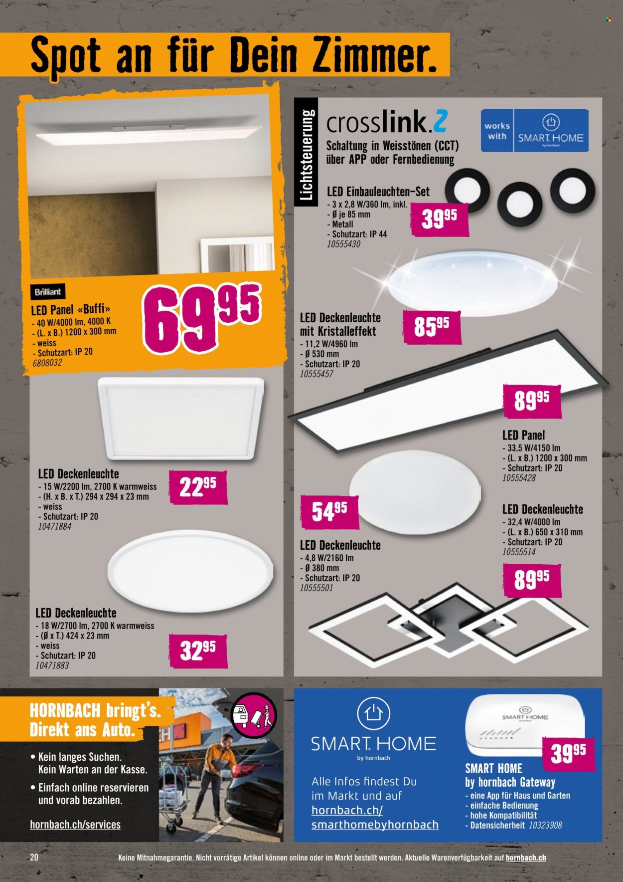 Prospekt Hornbach - 22.10.2024 - 18.11.2024. Seite 20