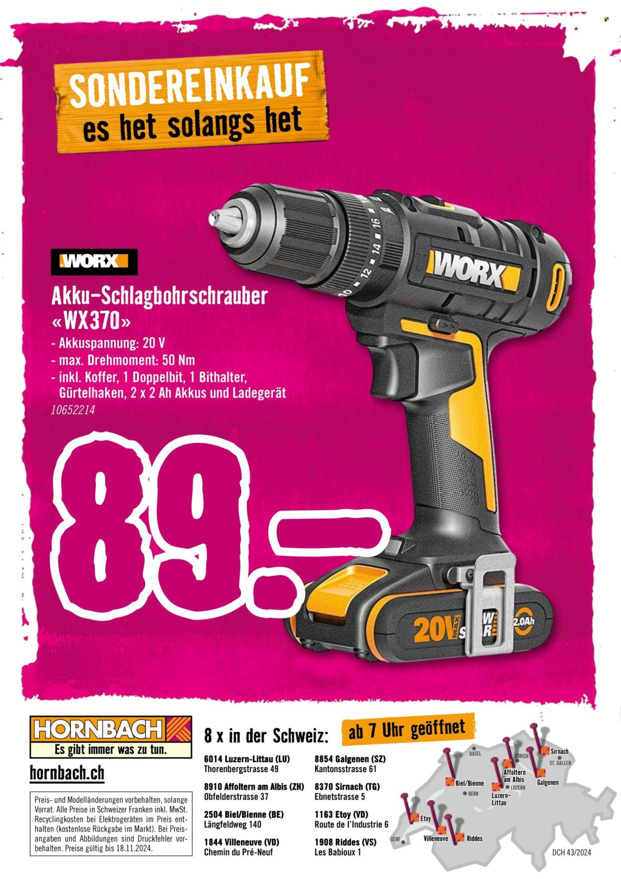 Prospekt Hornbach - 22.10.2024 - 18.11.2024. Seite 24
