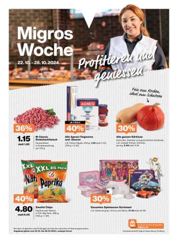 Volantino Migros - 22.10.2024 - 28.10.2024.