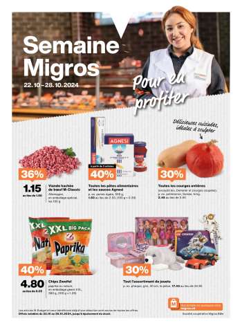 Prospekte Migros - 22.10.2024 - 28.10.2024.