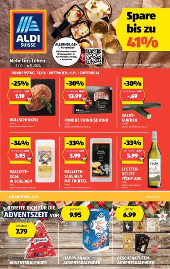 Volantino Aldi - 31.10.2024 - 6.11.2024.
