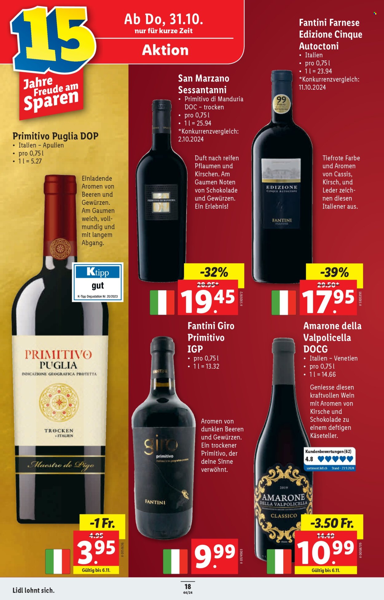 Volantino Lidl - 31.10.2024 - 6.11.2024. Pagina 18
