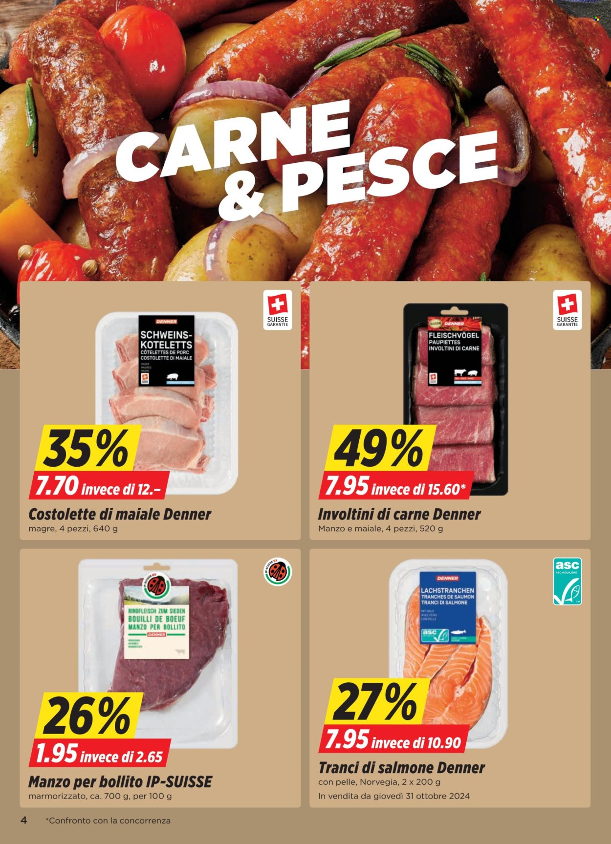 Volantino Denner - 29.10.2024 - 4.11.2024. Pagina 4
