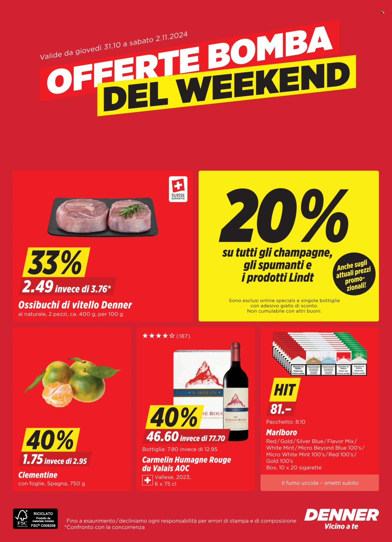 Volantino Denner - 29.10.2024 - 4.11.2024. Pagina 24