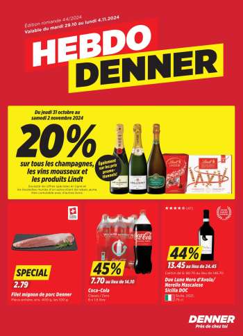 Catalogue Denner - 29.10.2024 - 4.11.2024.