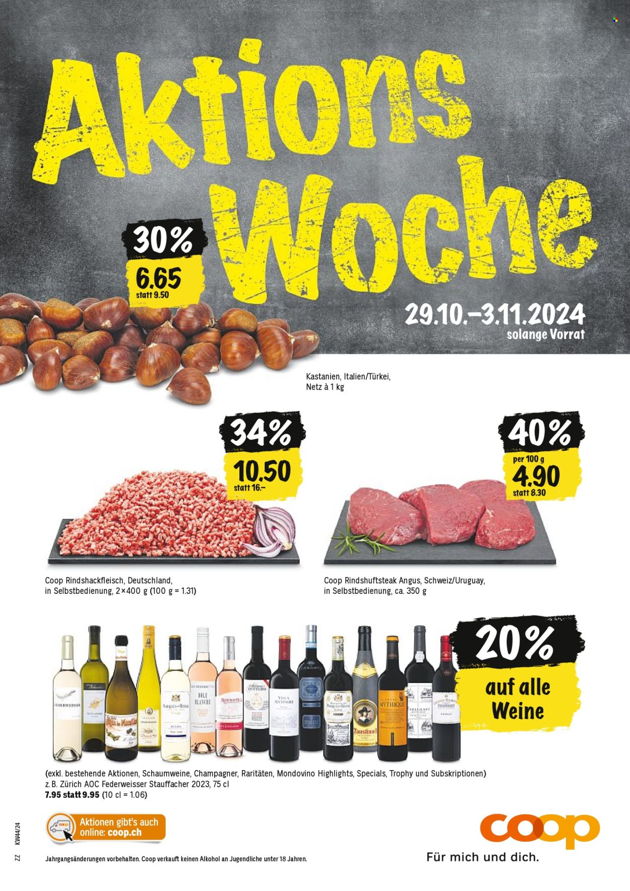 Catalogue Coop - 29.10.2024 - 3.11.2024. Page 1