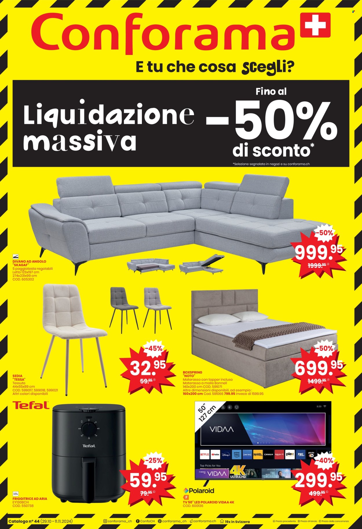 Catalogue Conforama - 29.10.2024 - 11.11.2024. Page 1