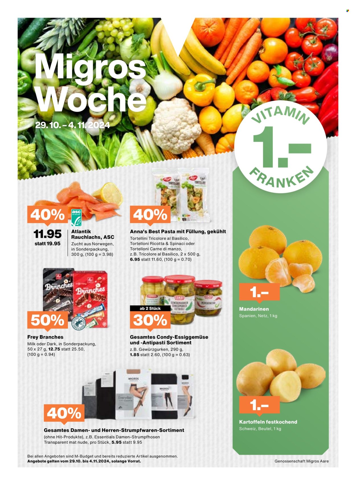 Volantino Migros - 29.10.2024 - 4.11.2024. Pagina 1