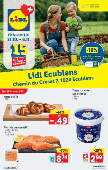 Prospekte Lidl - 31.10.2024 - 6.11.2024.