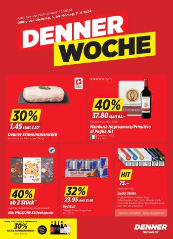 Prospekte Denner - 5.11.2024 - 11.11.2024.