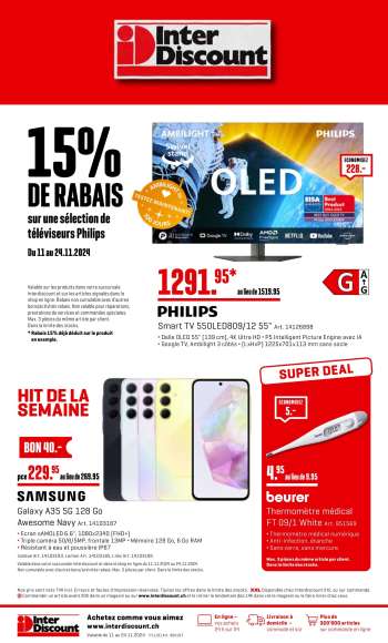 Catalogue Interdiscount - 11.11.2024 - 24.11.2024.