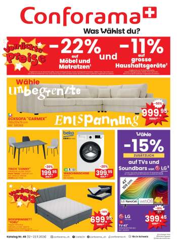 Volantino Conforama - 12.11.2024 - 23.11.2024.