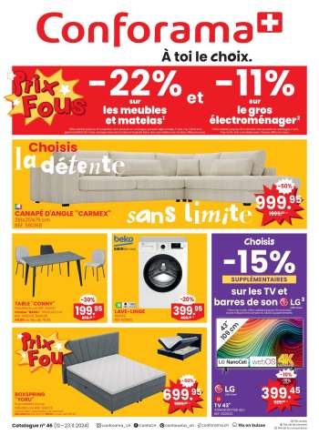 Volantino Conforama - 12.11.2024 - 23.11.2024.