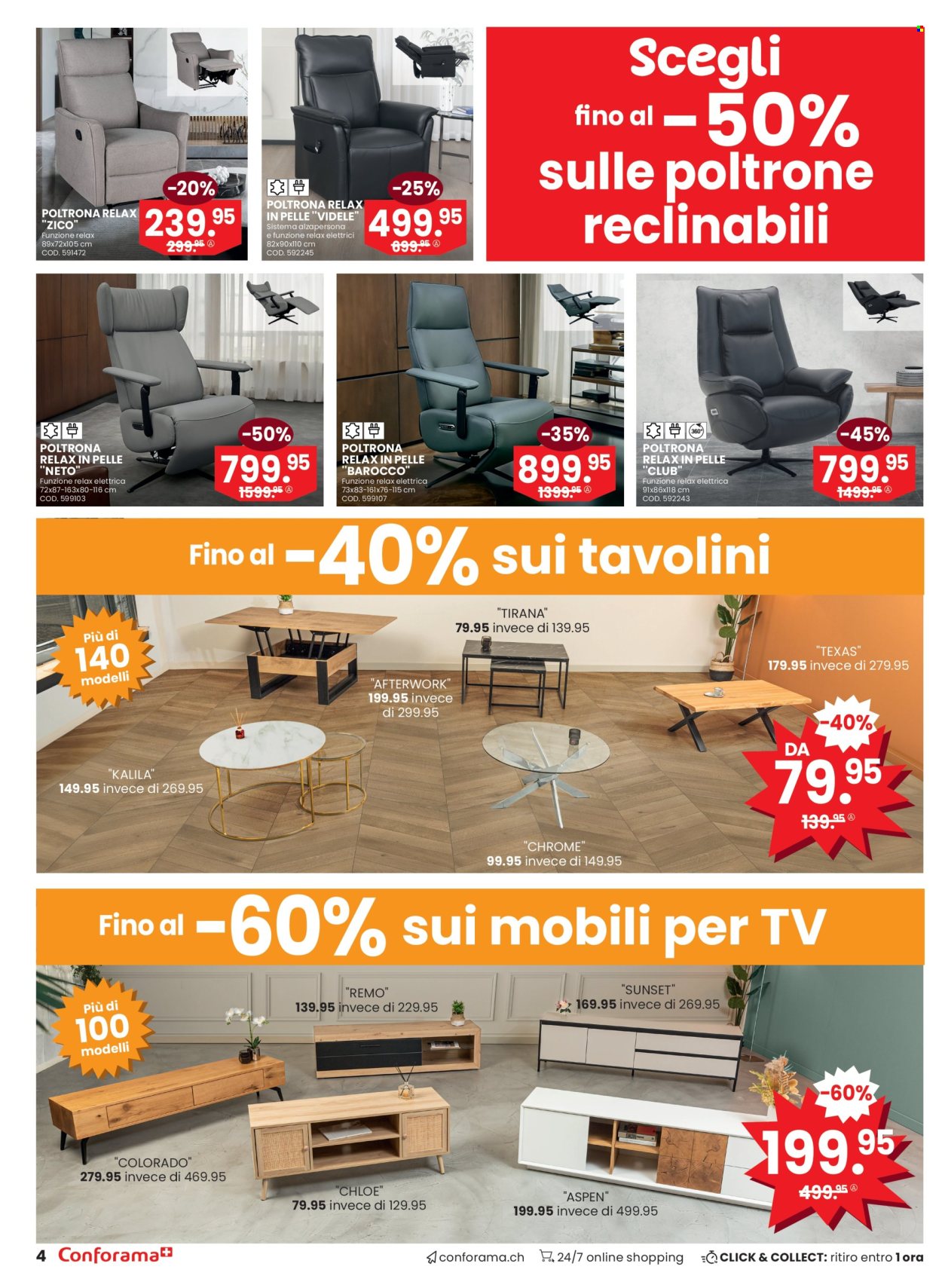 Volantino Conforama - 12.11.2024 - 23.11.2024. Pagina 4