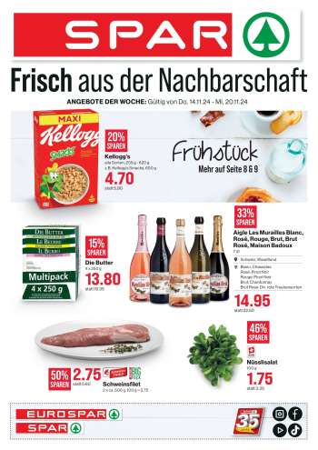 Prospekte SPAR - 14.11.2024 - 20.11.2024.