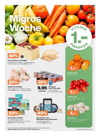 Prospekte Migros - 12.11.2024 - 18.11.2024.