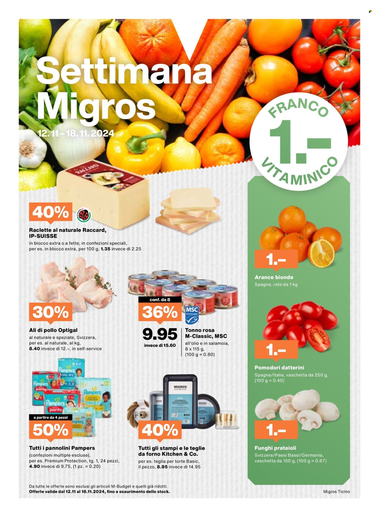 Volantino Migros - 12.11.2024 - 18.11.2024. Pagina 1