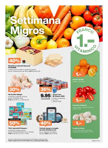Volantino Migros - 12.11.2024 - 18.11.2024.