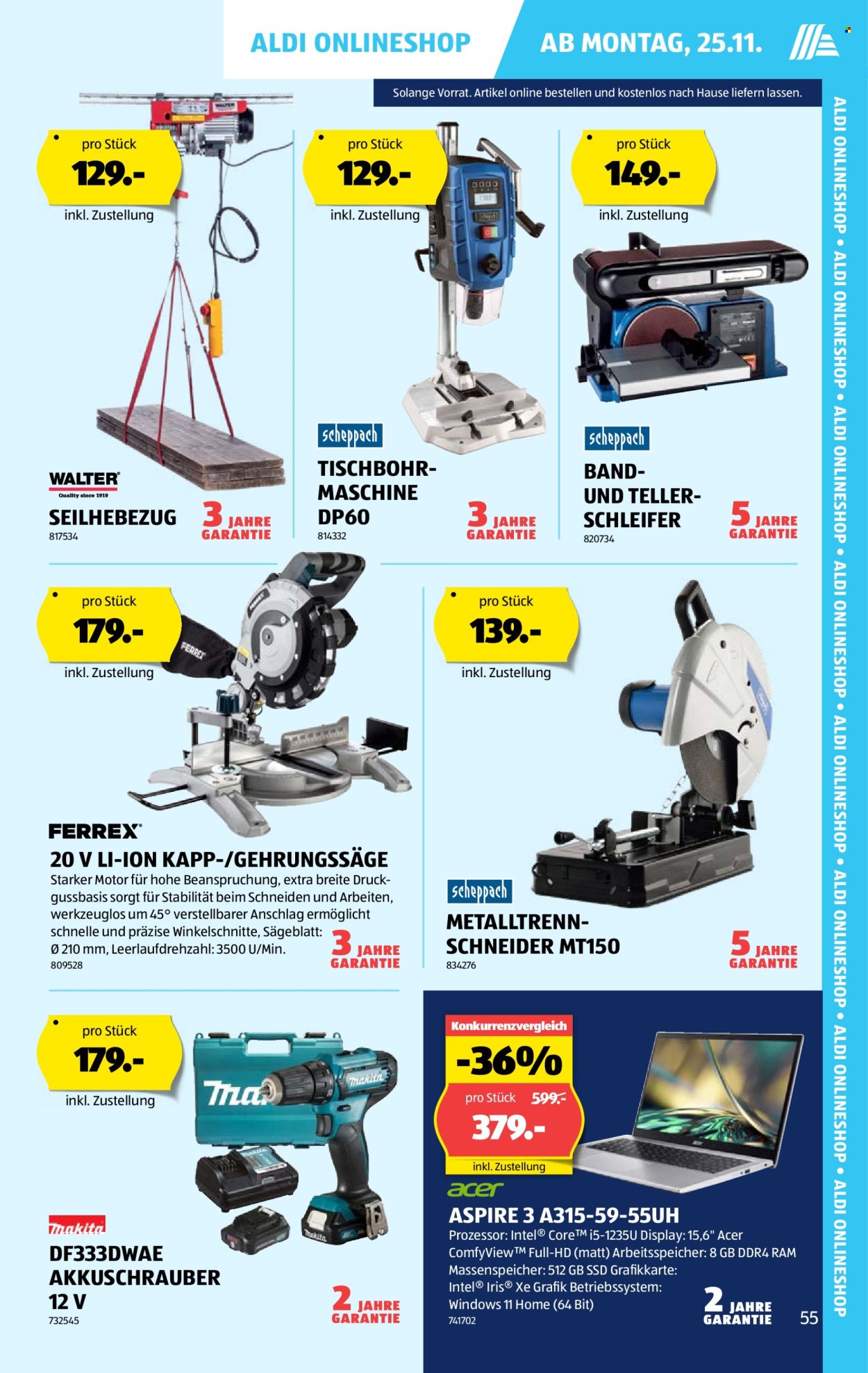 Prospekt Aldi - 21.11.2024 - 27.11.2024. Seite 55