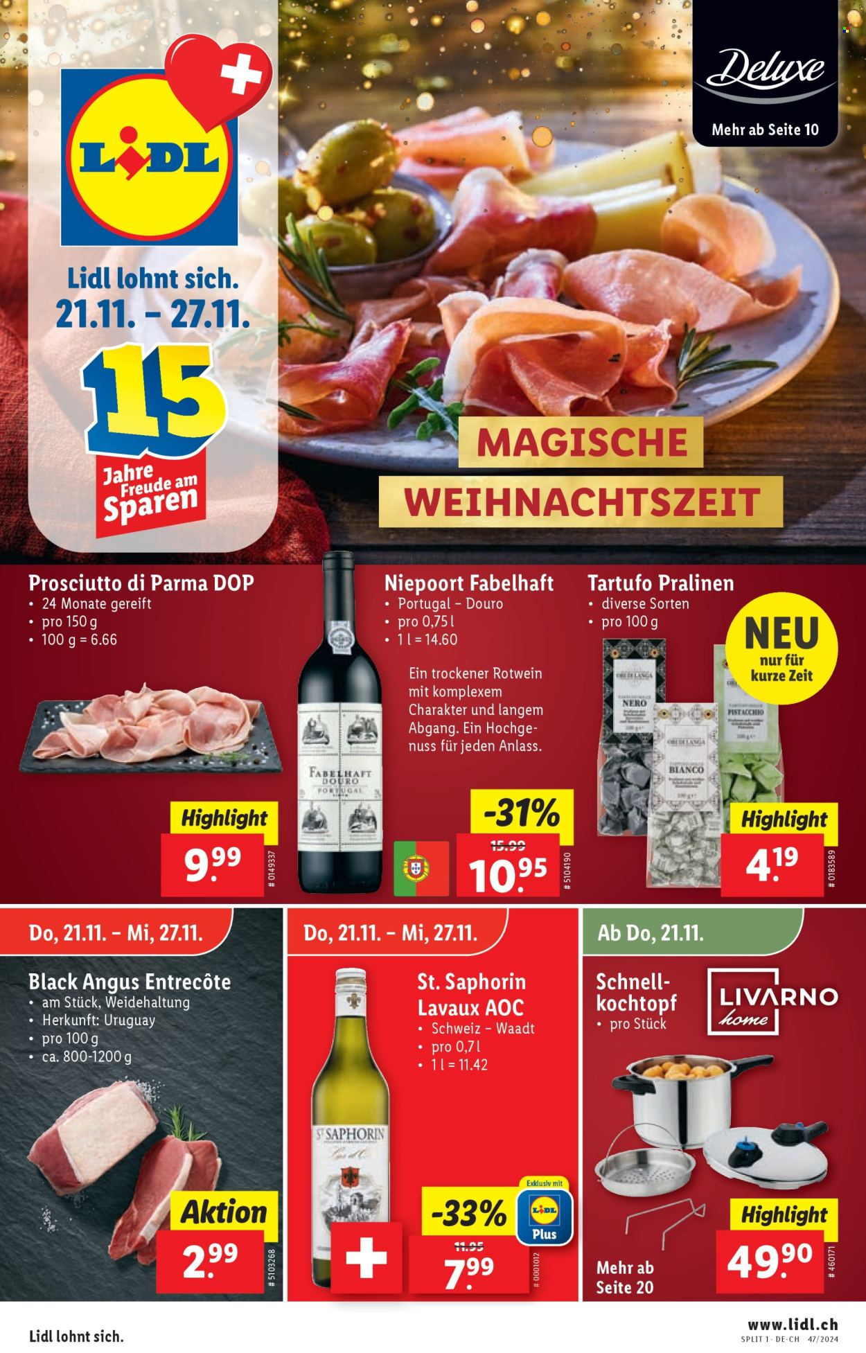 Catalogue Lidl - 21.11.2024 - 27.11.2024. Page 1