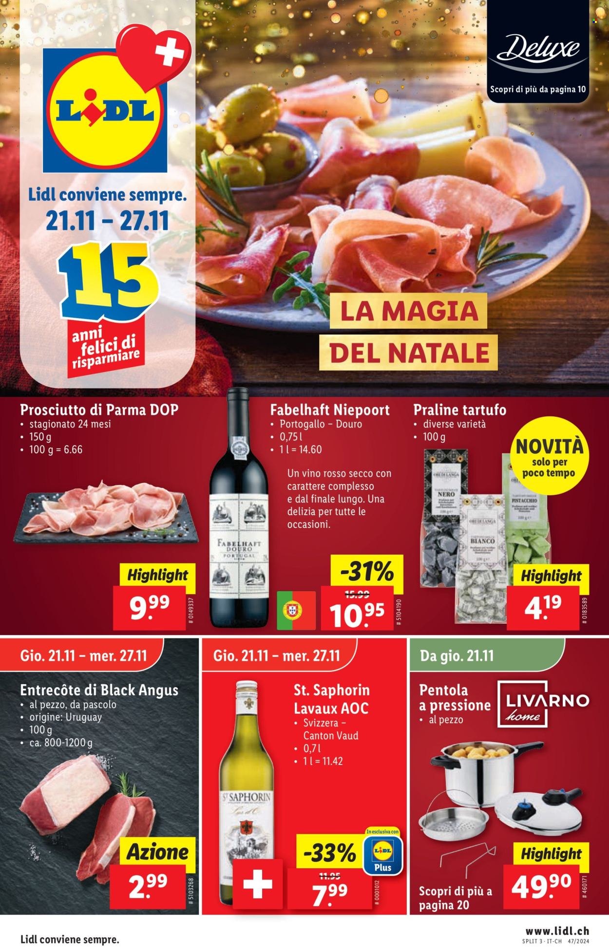 Volantino Lidl - 21.11.2024 - 27.11.2024. Pagina 1