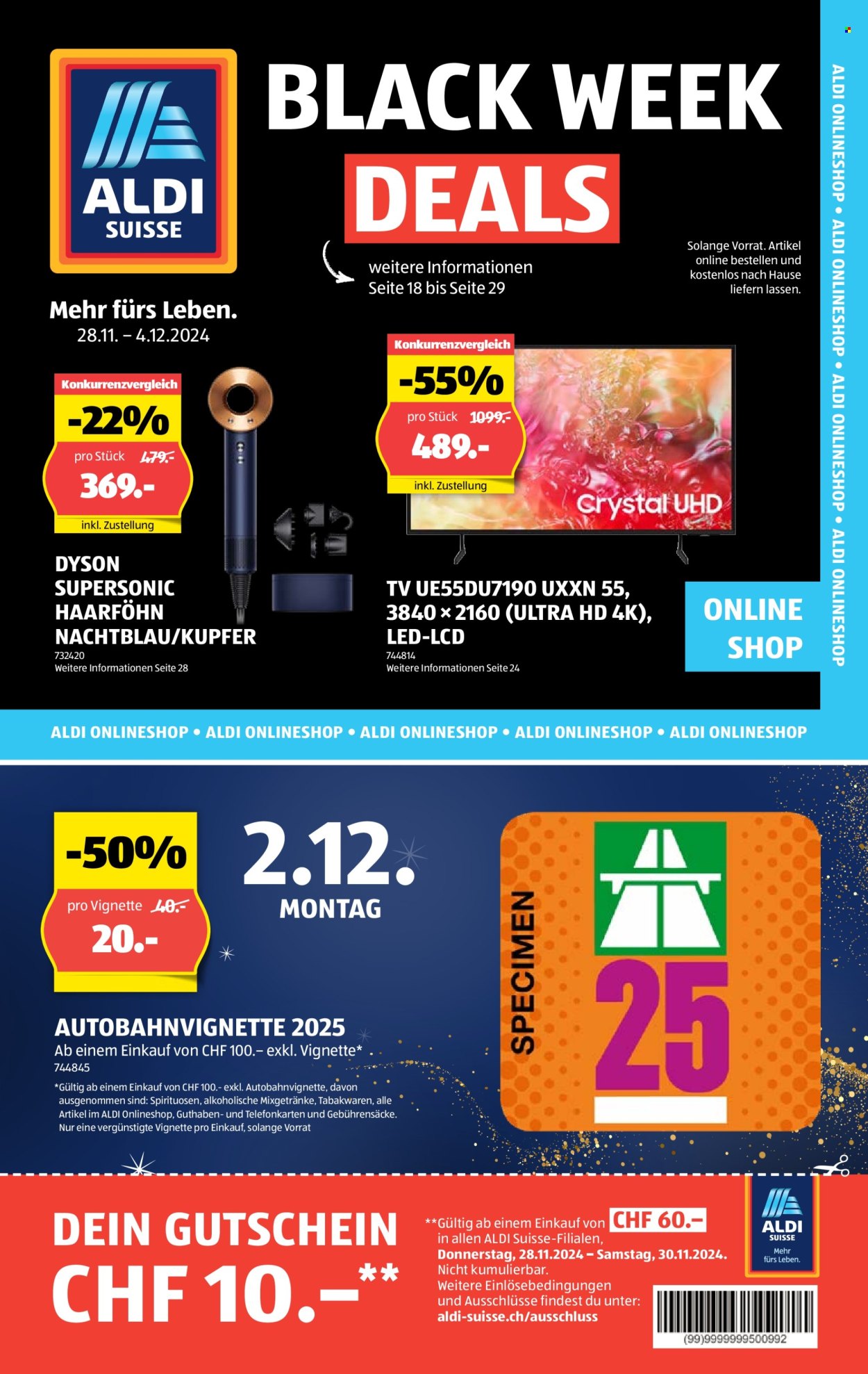 Volantino Aldi - 28.11.2024 - 4.12.2024. Pagina 1