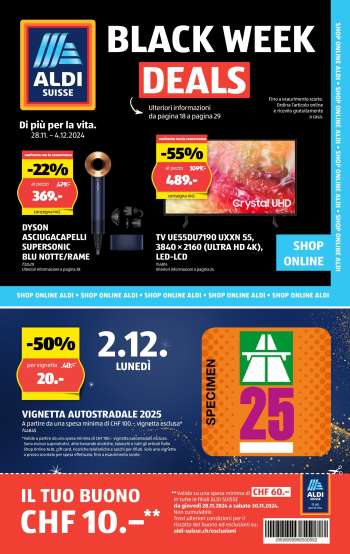 Volantino Aldi - 28.11.2024 - 4.12.2024.