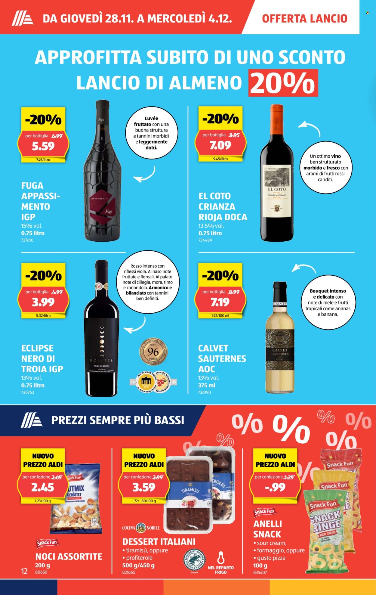 Volantino Aldi - 28.11.2024 - 4.12.2024. Pagina 12