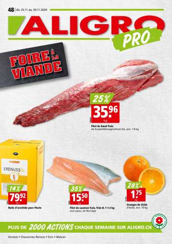 Volantino ALIGRO - 25.11.2024 - 30.11.2024.
