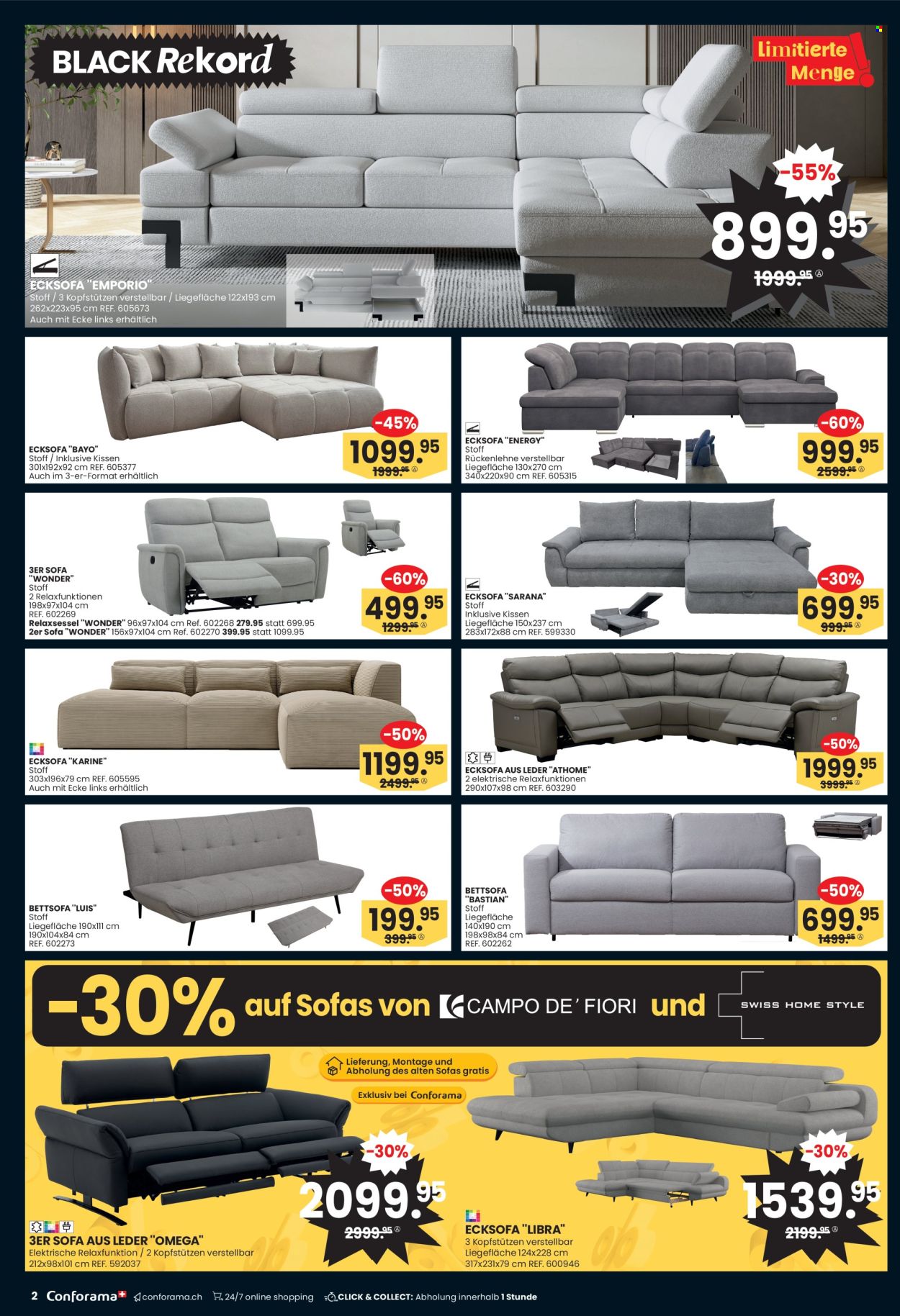 Volantino Conforama - 24.11.2024 - 2.12.2024. Pagina 2