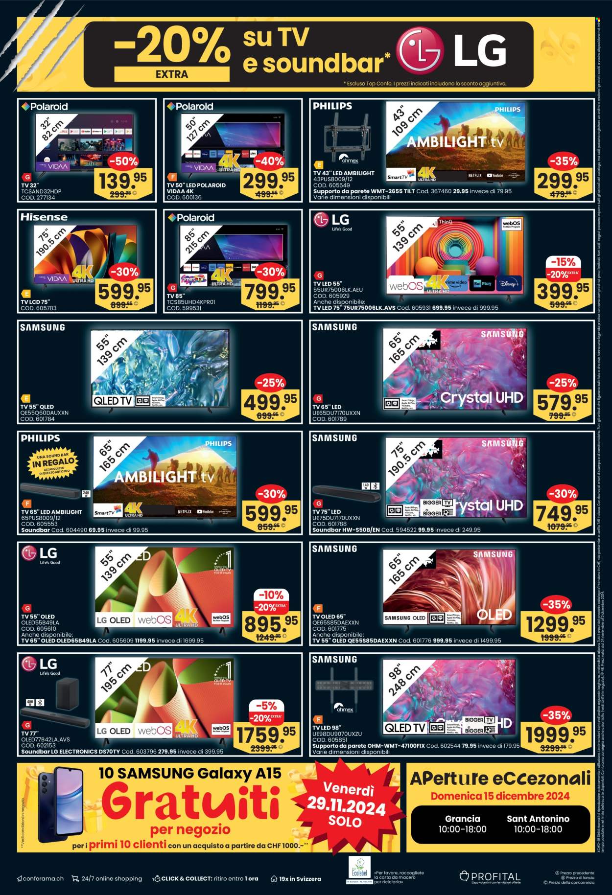 Volantino Conforama - 24.11.2024 - 2.12.2024. Pagina 12