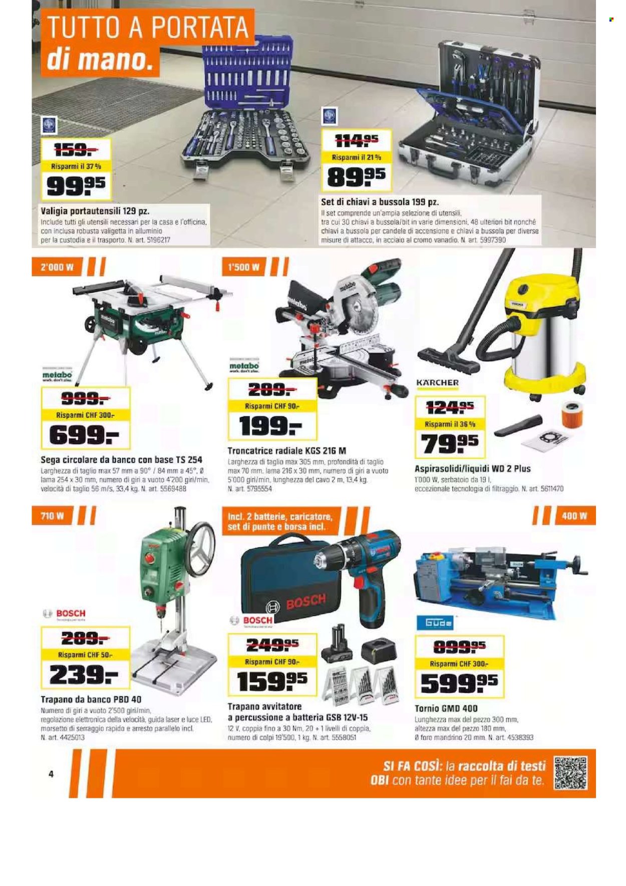 Volantino OBI - 25.11.2024 - 7.12.2024. Pagina 4